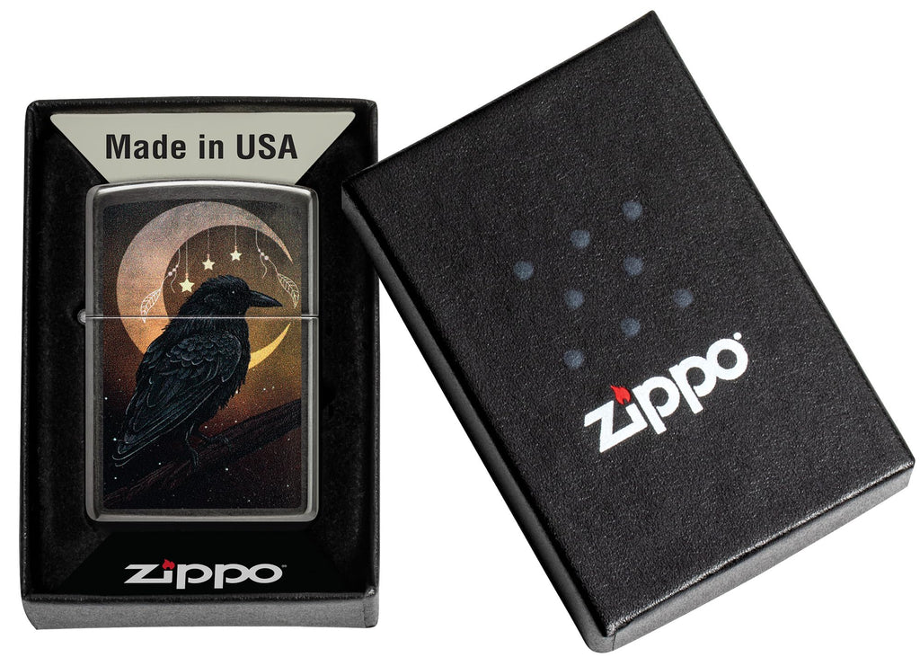 Zippo Animal Flair Design Armor High Polish Blue Pocket Lighter